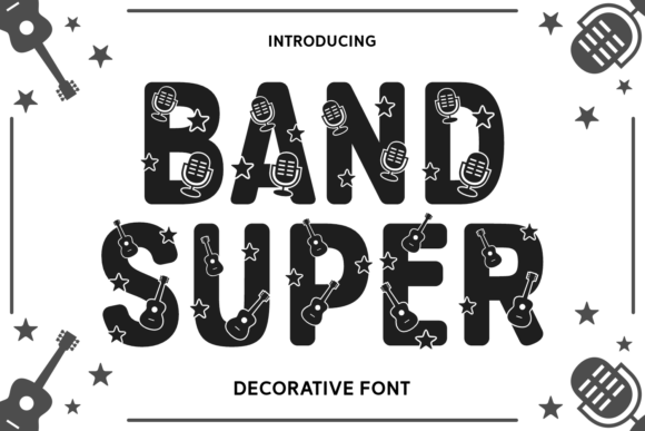 Band Super: The Bold Display Font for Music Branding