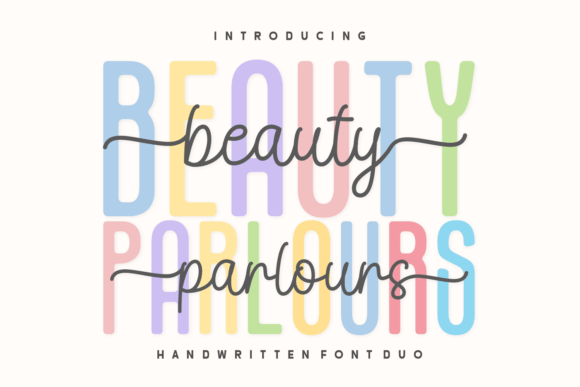 Beauty Parlours Duo: A Handwritten Typeface for Small Business