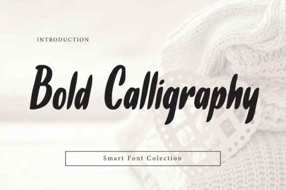 Bold Calligraphy: A Heavy-Ink Typeface for Branding