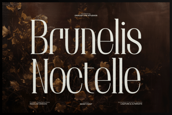 Brunelis Noctelle: A Sophisticated Serif Font for Makers
