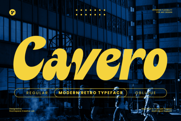 Cavero: A Modern Retro Typeface for Editorial Impact