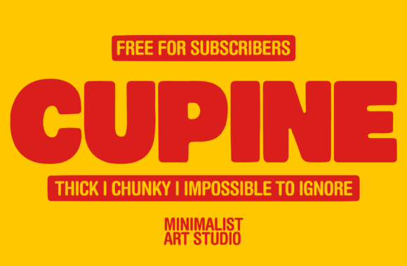 Cupine Font Review: The Ultimate Chunky Sans Serif