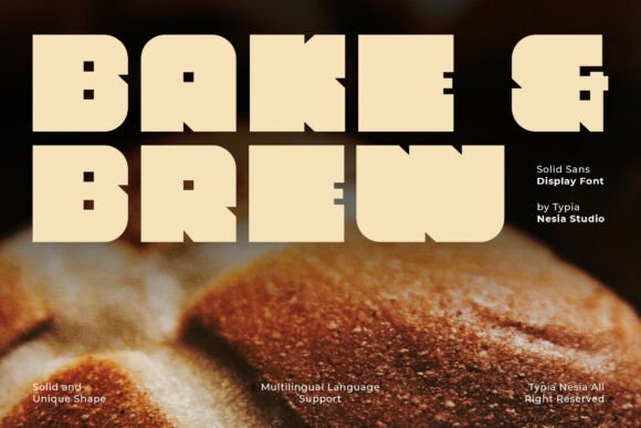 Designing Bold Brand Identities with Bake Brew Typeface