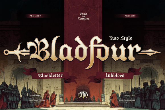 Designing Epic Brand Identities with Bladfour Typeface