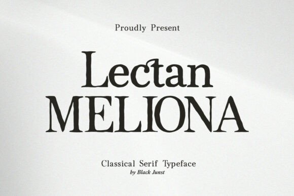 Designing Luxury Brands with Lectan Meliona Typeface