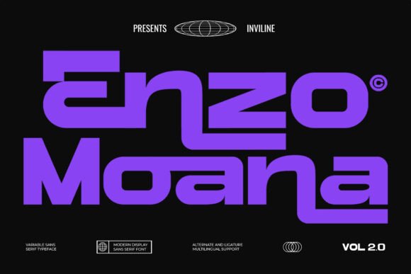 Enzo Moana: A Bold Modern Typeface for Impactful Campaigns