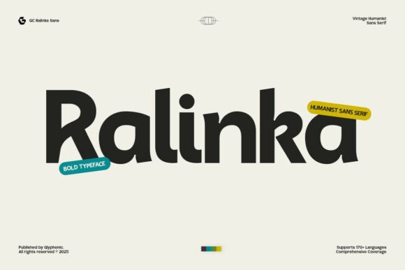 Gc Ralinka: A Bold Humanist Sans Serif Typeface for Web