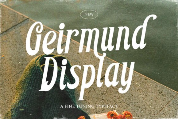Geirmund: A Vintage Display Typeface for Makers