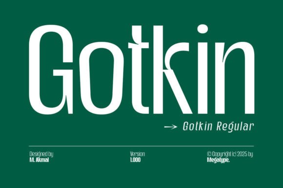 Gotkin Font: Modern Strength for Your Brand
