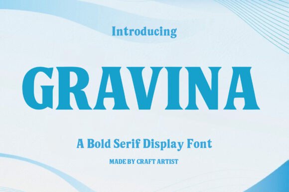 Gravina Font: Elevate Your Brand with Bold Serif Style