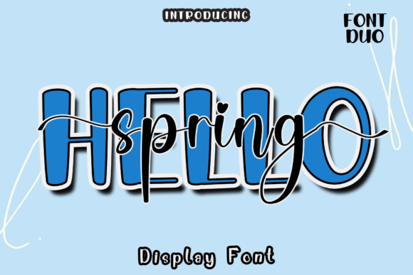 Hello Spring Duo: The Perfect Script Font for Makers