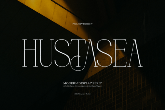 Hustasea: A Luxury Serif Font for Modern Branding