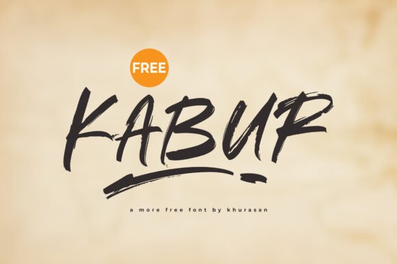 Kabur Font Review: A Modern Brush for Bold Designs