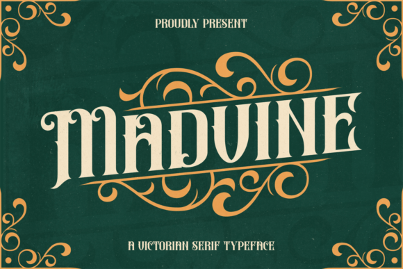 Madvine: A Victorian Serif Font for Elegant Branding
