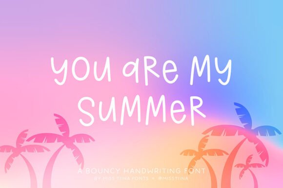 MTF You Are My Summer: A Playful Script Font for Campaigns