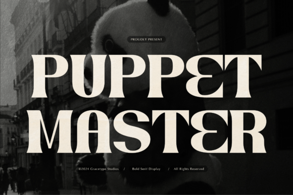 Puppet Master Font: A Bold Serif for Dramatic Designs