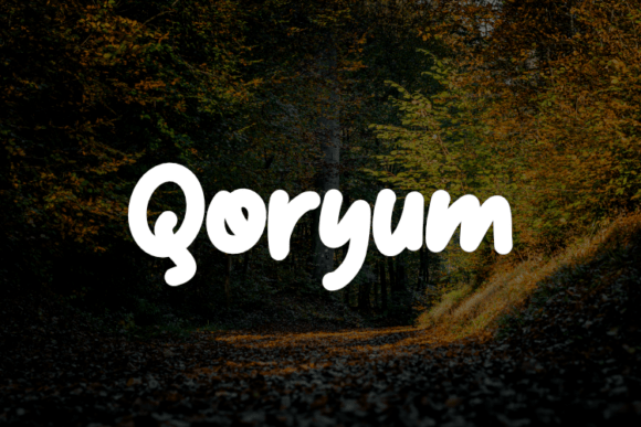 Qoryum: A Contemporary Script Handwritten Font for Makers