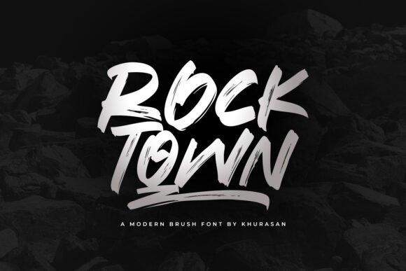 Rocktown: A Modern Brush Font for Editorial Impact