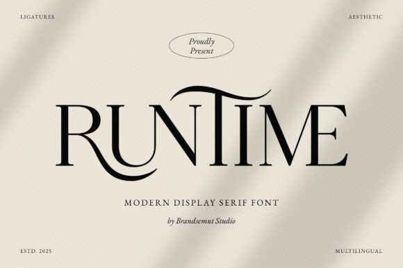 Runtime Typeface: Modern Serif for Web Headlines