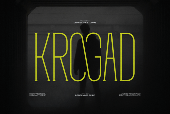Using Krogad Font for Luxury Brand Identity