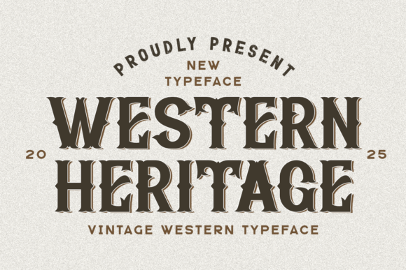 Western Heritage: A Vintage Serif Font for Makers